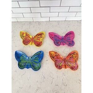 ANDY WARHOL Butterfly Melamine Plates Pop-Art  Appetizer Tray